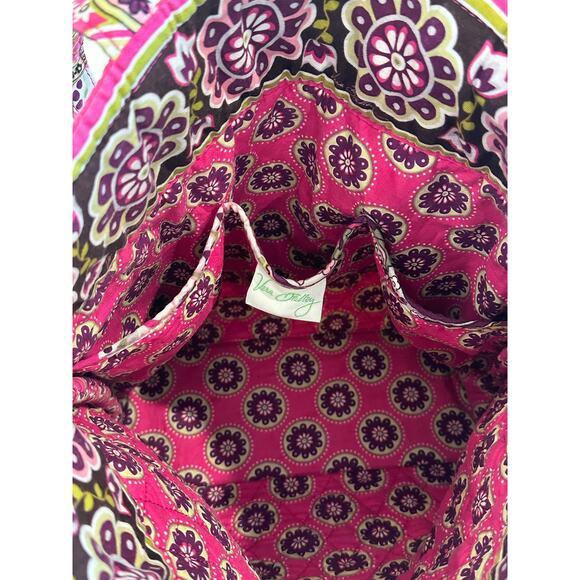Vera Bradley Retired 'Very Berry Paisley' Large Tote Bag w/Toggle Closure - Picture 11 of 11